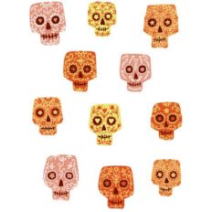 mexican day of the dead sugar skull stickers