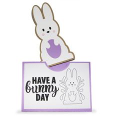 pocket coloring card - have a bunny day