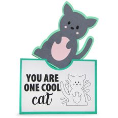 pocket coloring card - you are one cool cat