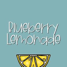 blueberry lemonade font