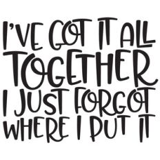 i've got it all together funny quote