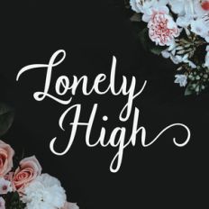 lonely high font