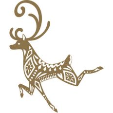 christmas folk reindeer