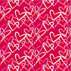 valentine's day multi heart pattern