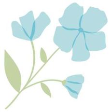 spring blue bloom