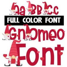 gnomeo color font