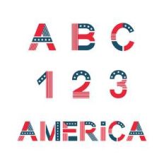 america color font