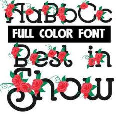 best in show color font