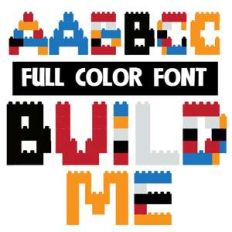 build me color font