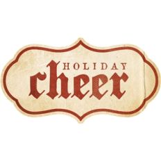 holiday cheer tag