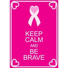 keep calm be brave phrase