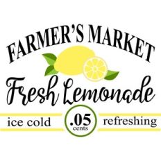 farmer's market fresh lemonade