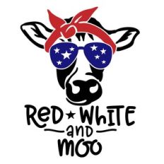 red white and moo