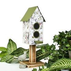 birdhouse with perch