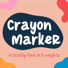 Crayon Marker Font