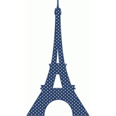 dotted eiffel tower