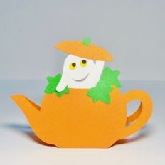 Halloween Tea pot card
