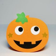 Halloween pumpkin card