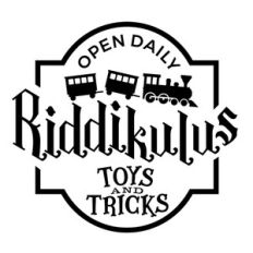 Riddikulus Toys and Tricks Shop Sign
