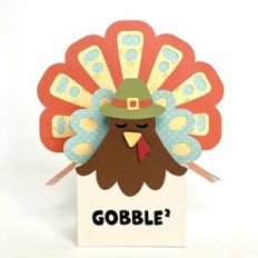 Gobble Gobble Box Card with Envelope