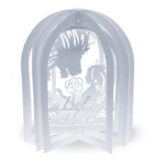 THREE LAYERED POP UP Birdcage beauty and the Beast