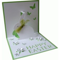 card pop up easter bunny