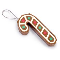 Gingerbread Candycane Ornament