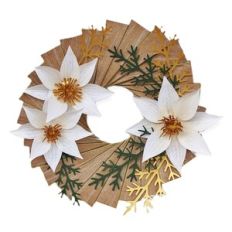 Advent floral wreath