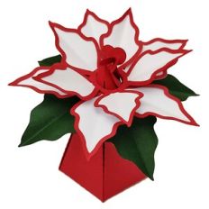 star box with Christmas flower