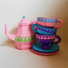 Tea Time Cup & Pot