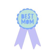 Best Mom Ribbon