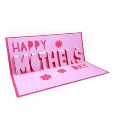 3D Happy Mother's Day Slimline Card