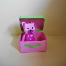 Suitcase with 3D Bear Treat Box