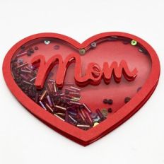 Mother´s Day Heart Shaker Card