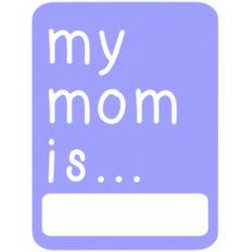 my mom is 3x4 life card
