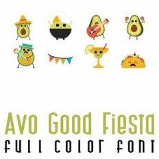 Avo Good Fiesta Color Font