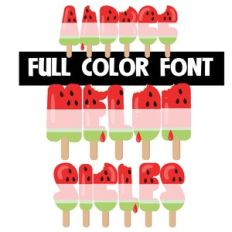 Melonsicles Color Font