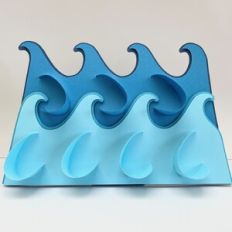 3D Double Wave Candy Holder