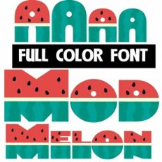 Mod Melon Color Font