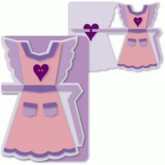 a6 apron mother's day apron card