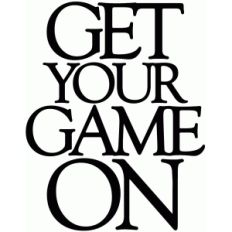 get your game on - vinyl phrase