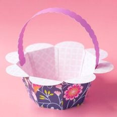 3D Simple Flower Petal Basket
