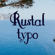 Rustal Typo Font