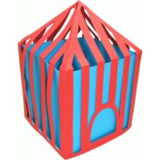 circus tent box & lantern