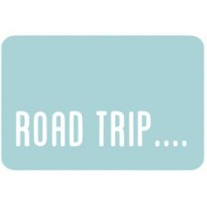 road trip 4x6 journaling card