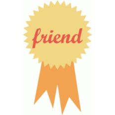 echo park friend award ribbon