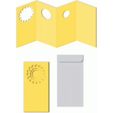 nested accordion windows sun card w envelope