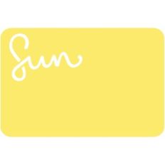 sun 4 x 6 journaling card