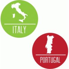 italy/portugal badges