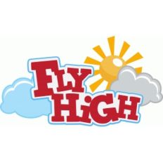 ppbn designs fly high title with sun and clouds